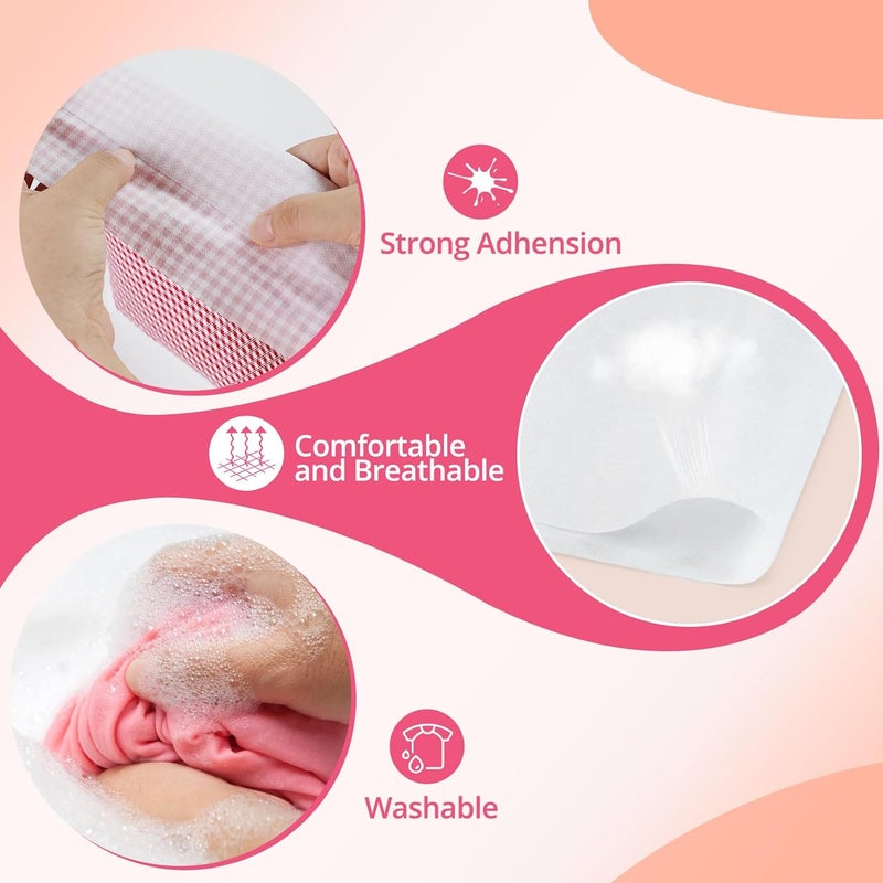 HTVRONT Medium Weight Fusible Interfacing for Sewing - 13in*22Yard Interfacing Fabric for Sewing, Non-Woven Interfacing Iron-on Polyester Single-Sided Interfacing for Crafting Quilting Sewing DIY - Image 2